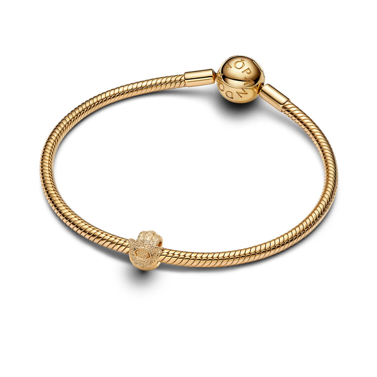 Textured Hamsa Hand 14K Gold-Plated Mi