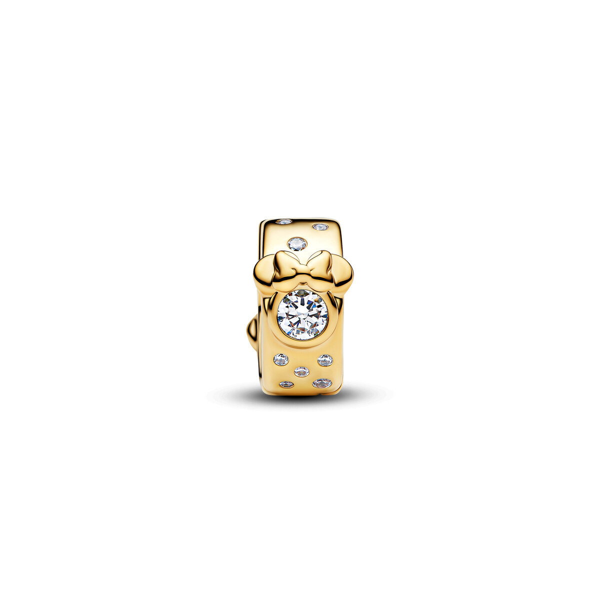 Dsny Mickey N Minnie Mouse 14K Gld Clip