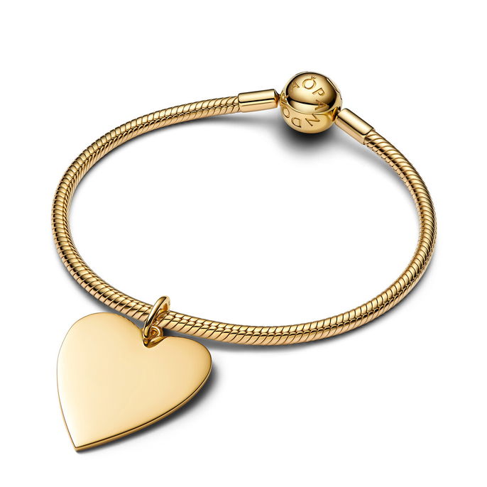 En Oversized Heart 14K Gold-Plated