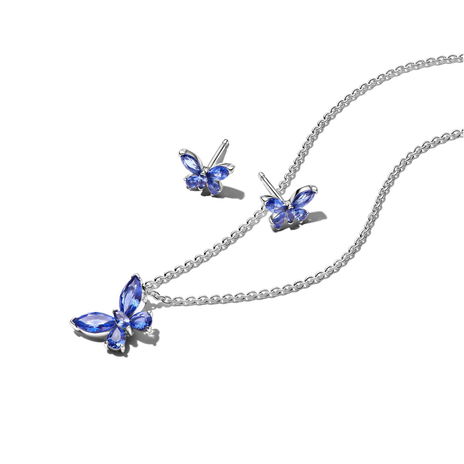 Sparkling Blue Butterfly Gift Set