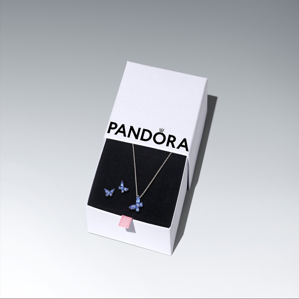 Sparkling Blue Butterfly Gift Set