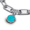 Turquoise Blue Engravble Mini Mdlln Chrm Turquoise Blue Engravble Mini Mdlln Chrm