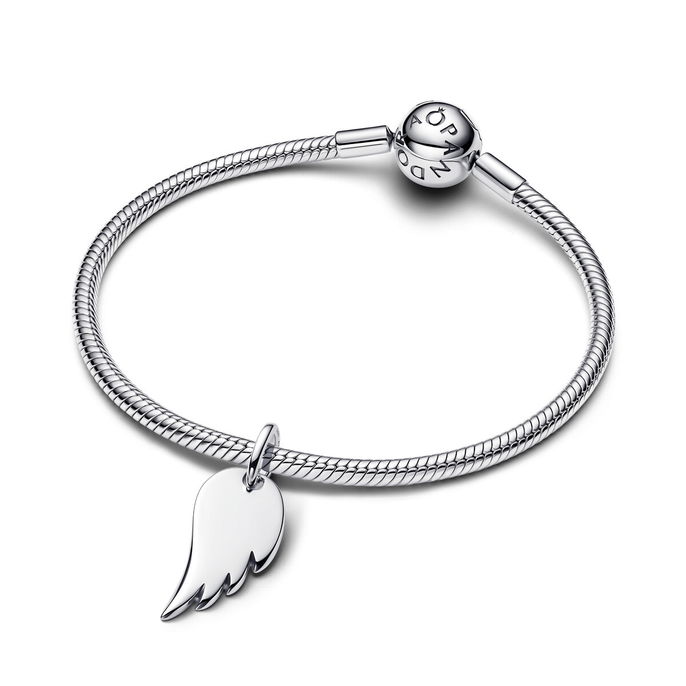 En Angel Wing Sterling Silver Pendenat