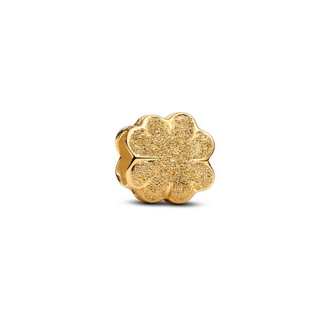 Textured Clover 14K Gold-Plated Mini