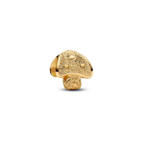 Textured Mushroom 14K Gold-Plated Mini
