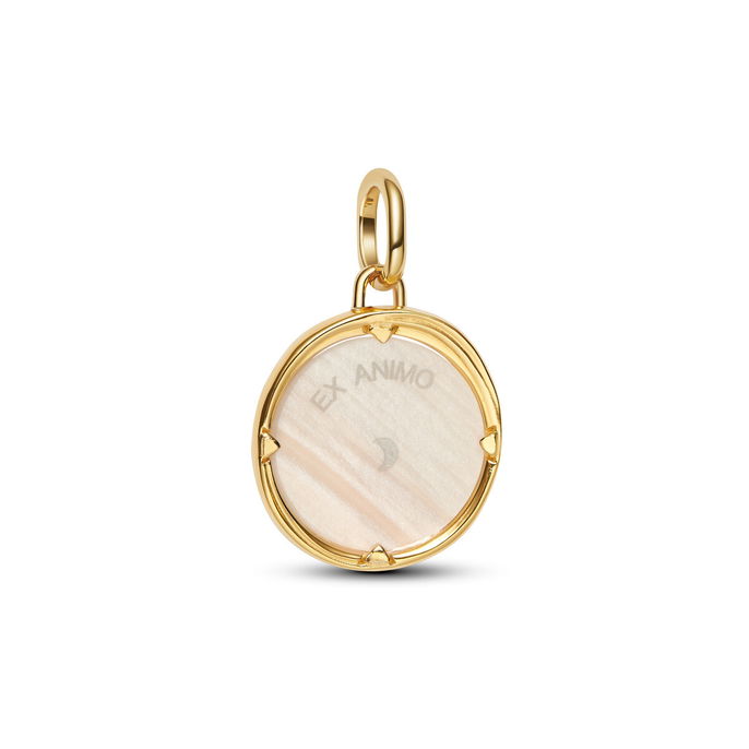Pegasus 14K Gold-Plated Medallion W Pear