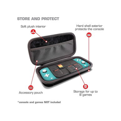 Nintendo - Lite Elite Shell Case - Black