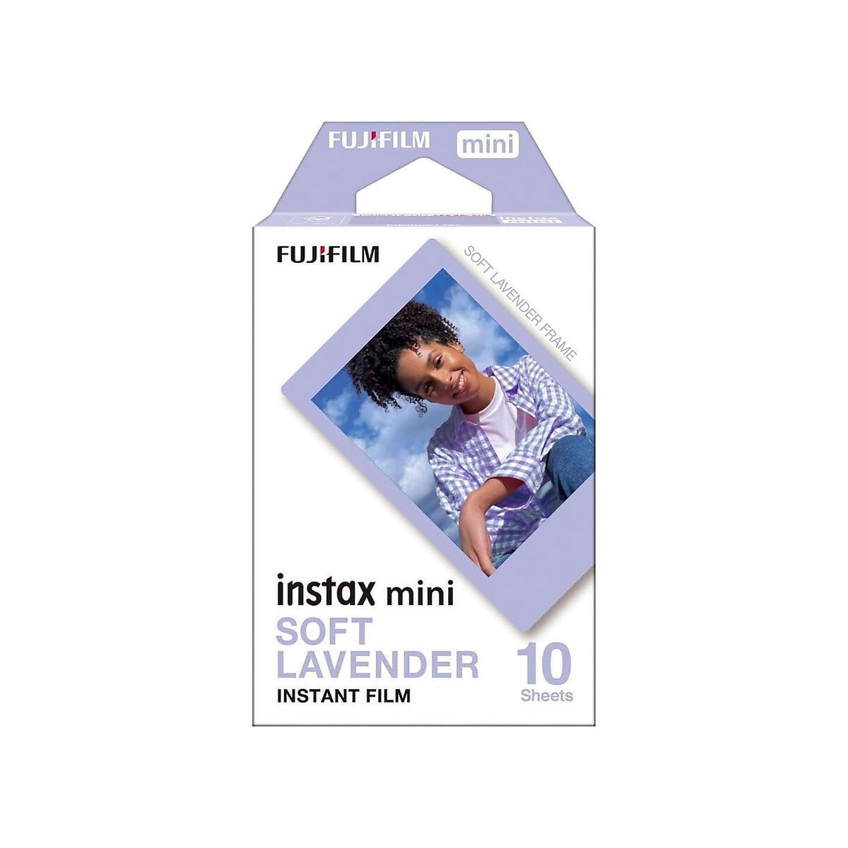 Fujifilm - Instax Film Soft Lavender 10 Sheets