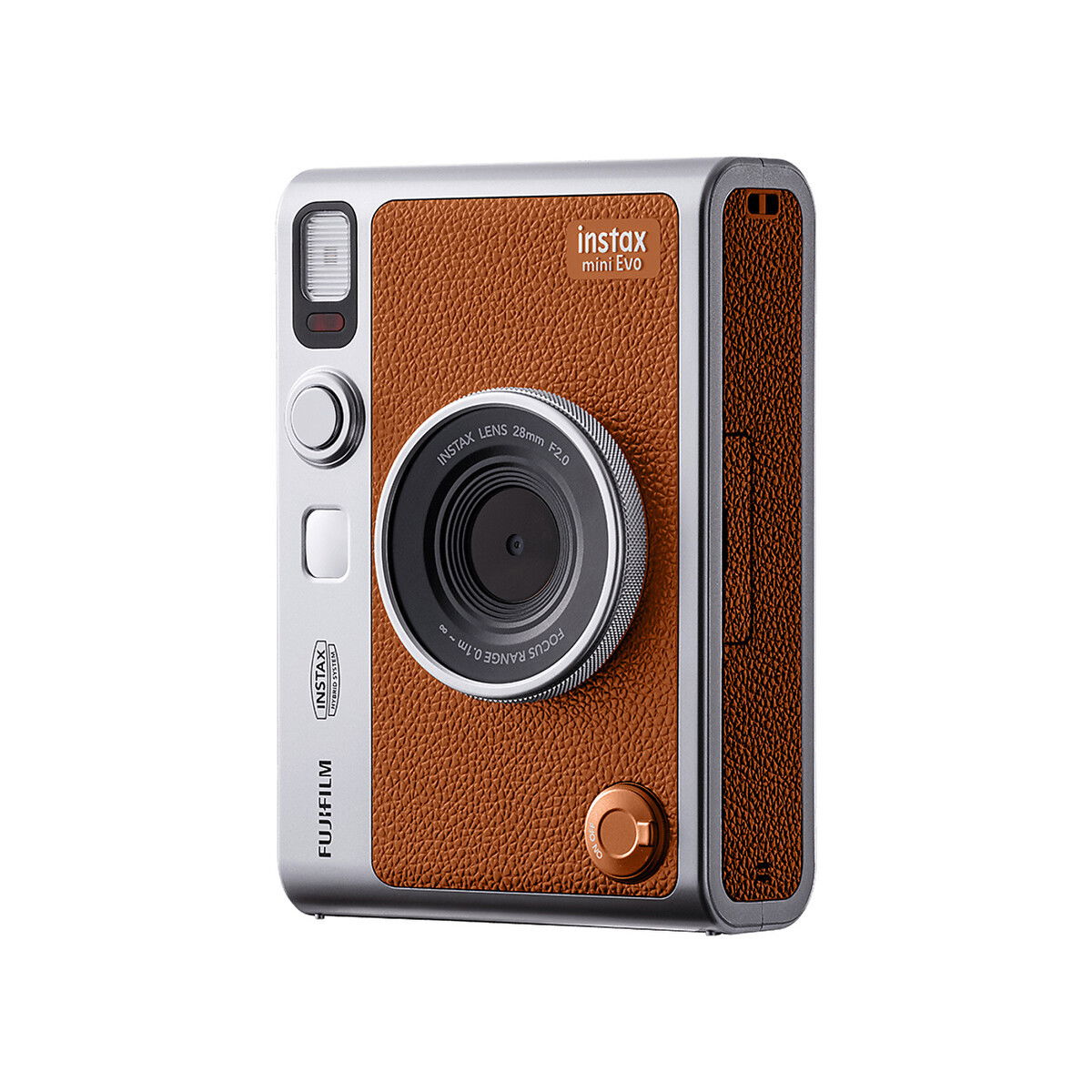 Fujifilm - Camera Instax Mini Evo - Brown