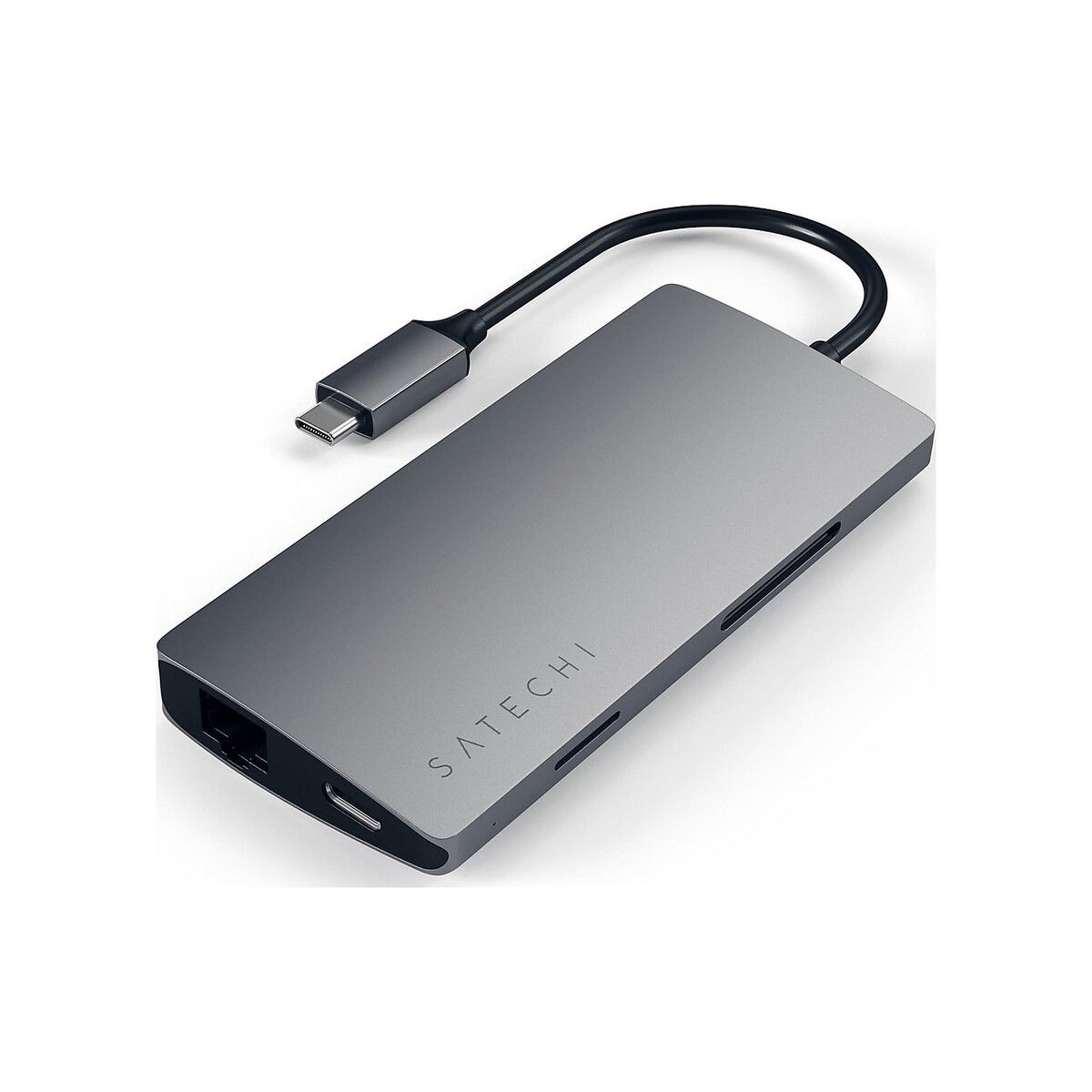 Satechi - USB-C Multi-Port Adapter 4K with Ethernet V2 - Silver
