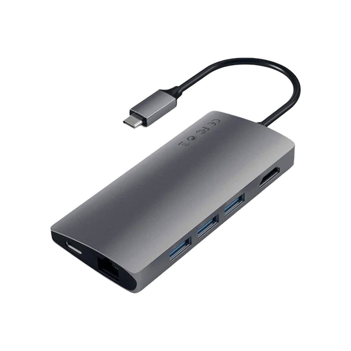 Satechi - USB-C Multi-Port Adapter 4K with Ethernet V2 - Silver