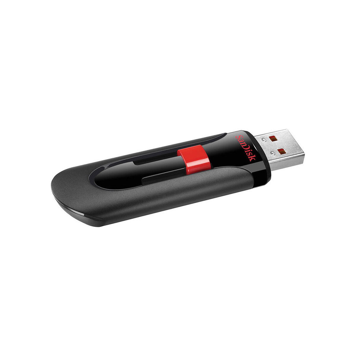Sandisk - 32GB Flash Drive - Black/Red