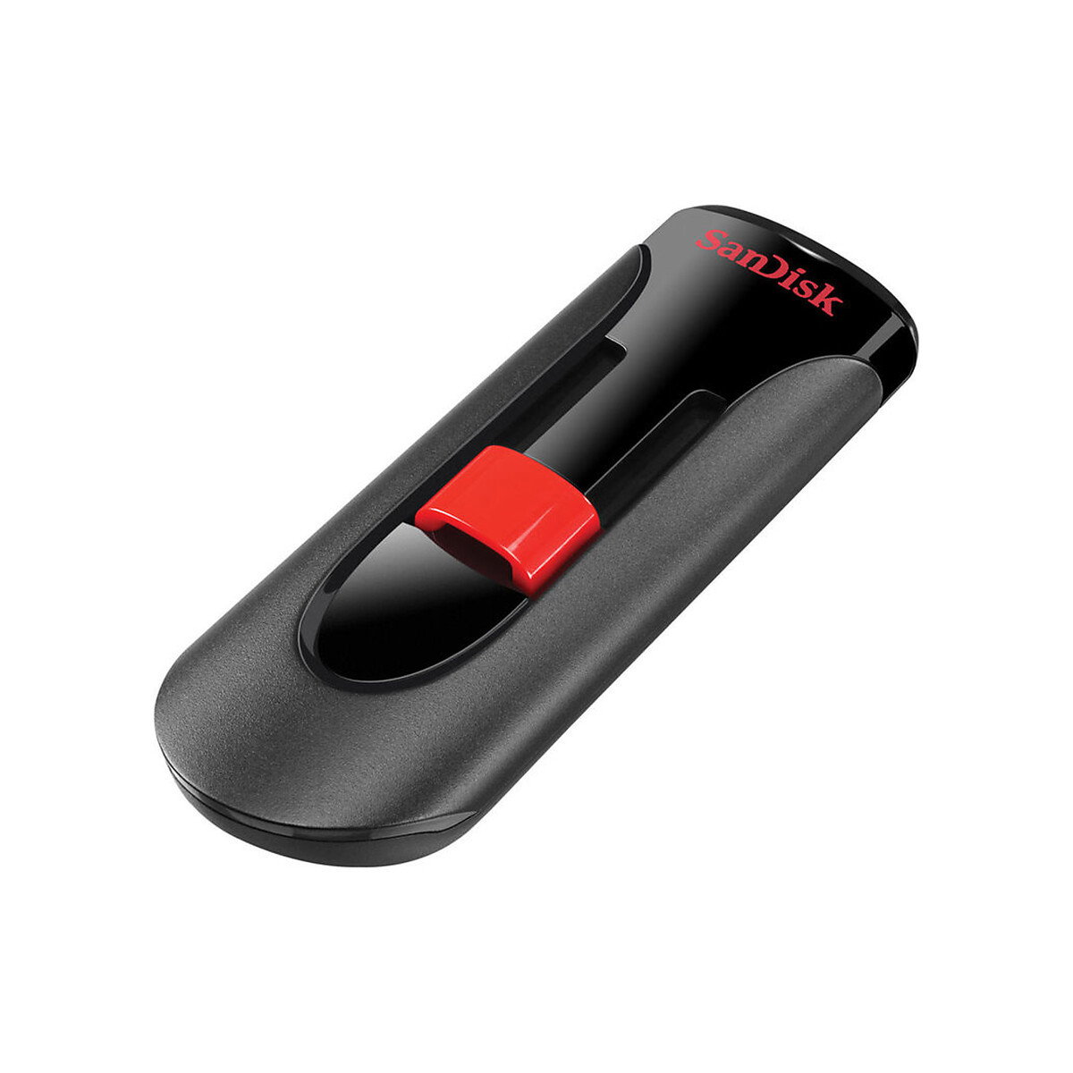 Sandisk - 32GB Flash Drive - Black/Red