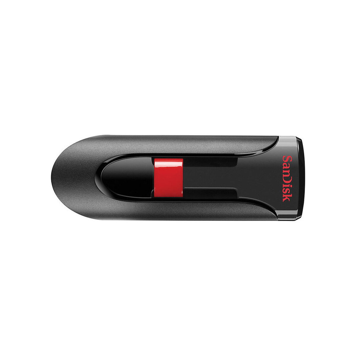 Sandisk - 32GB Flash Drive - Black/Red