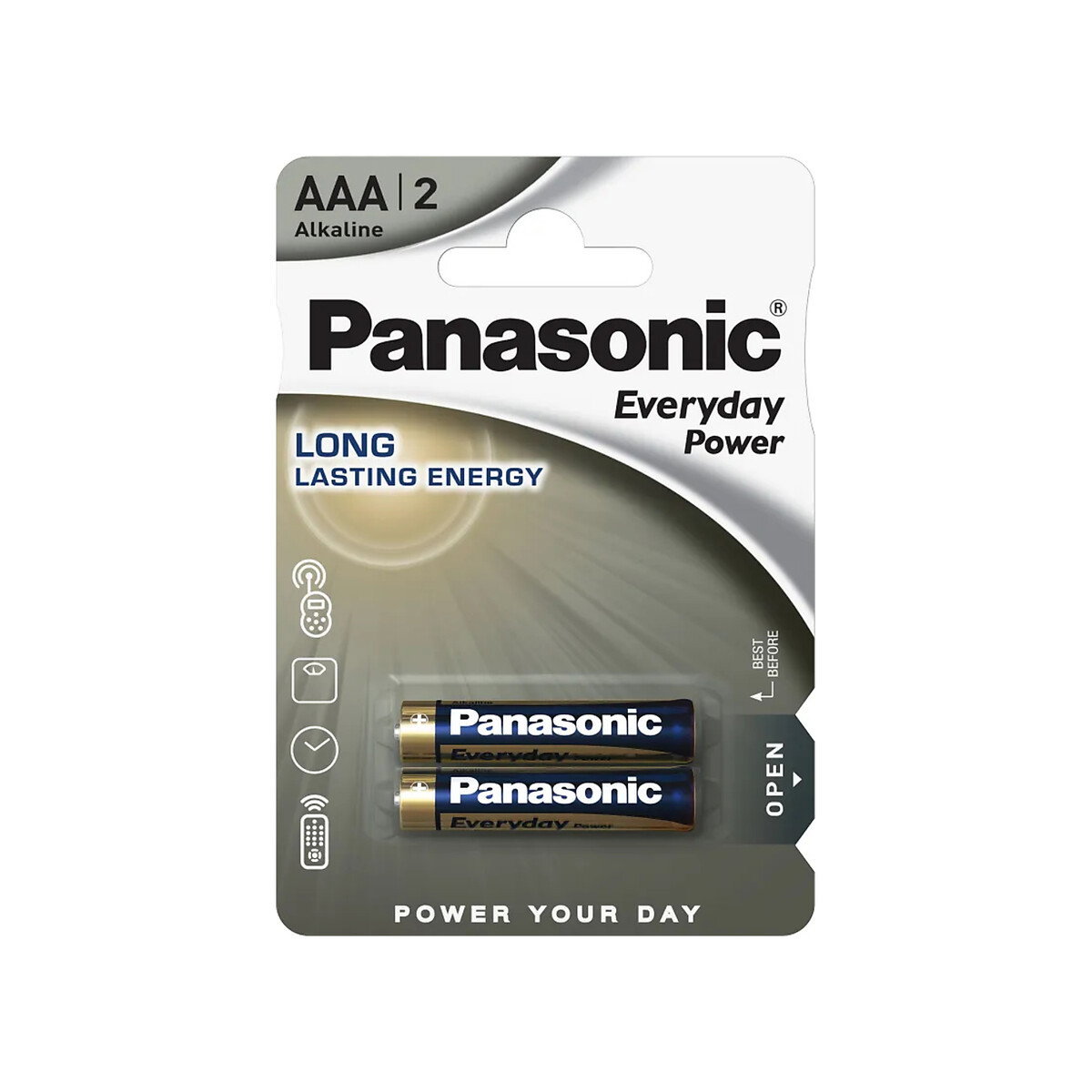Panasonic - Battery Alkaline AAA - 2 Pack