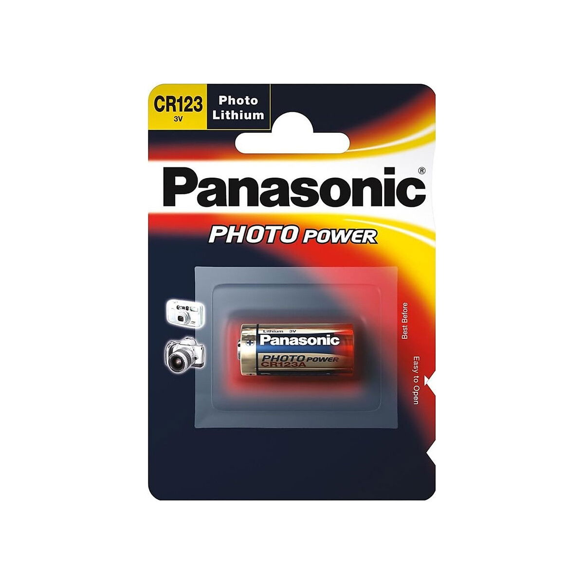 Panasonic - Lithium Battery - CR123