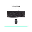 Logitech - MK120 Corded Keyboard and Mouse Combo Logitech - MK120 Corded Keyboard and Mouse Combo