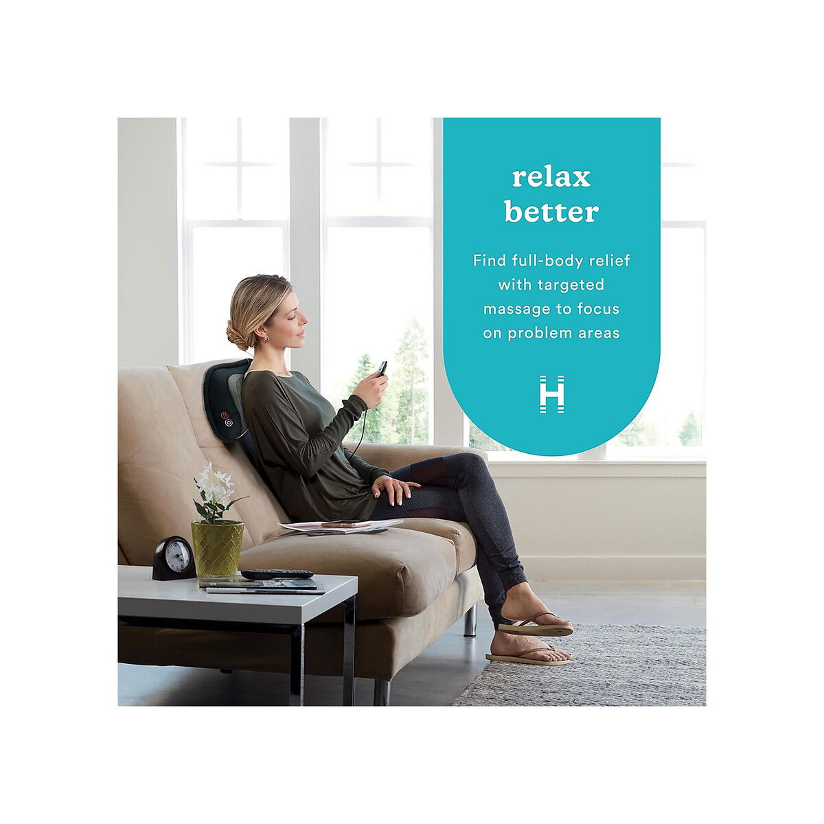 Homedics - 3D Shiatsu Body Massager with Heat