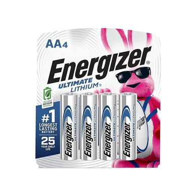 Energizer - Lithium Batteries AA Ultimat - 4 Pack