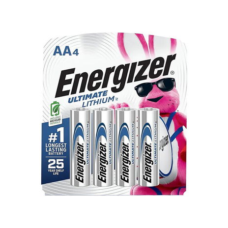 Energizer - Lithium Batteries AA Ultimat - 4 Pack
