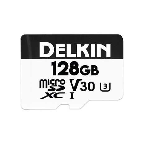 Delkin Devices - 128GB HYPERSPEED microSDXC UHS-I (V30) memory card