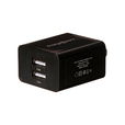 Charge Worx - Wall Charger Dual USB - Black Charge Worx - Wall Charger Dual USB - Black