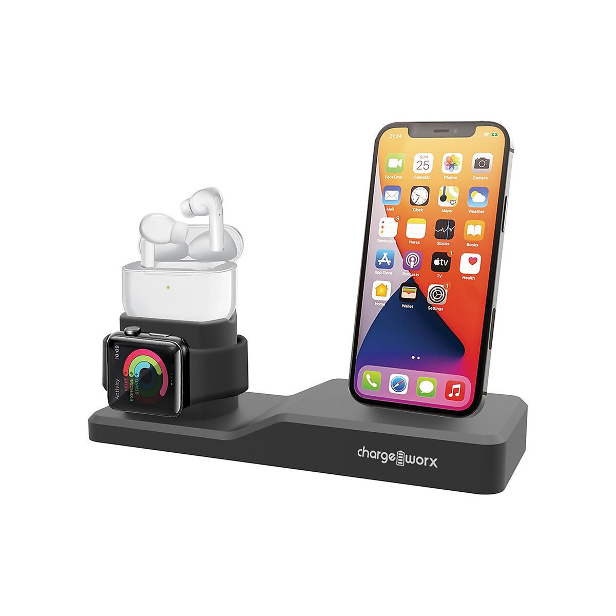 Charge Worx - Apple 3 in 1 Charging Station