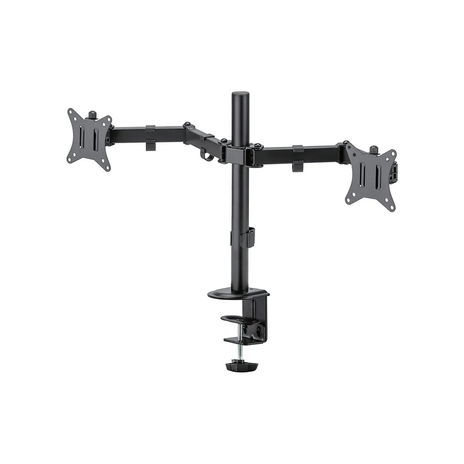 Argomtech - Dual Monitor 32" Desk Mount With Clamp