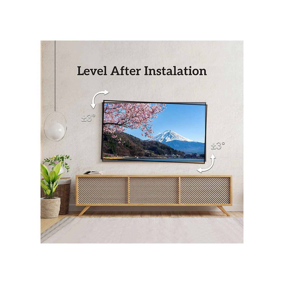 Argomtech - TV Wall Mount 50" - 105" Heavy Duty Full Motion