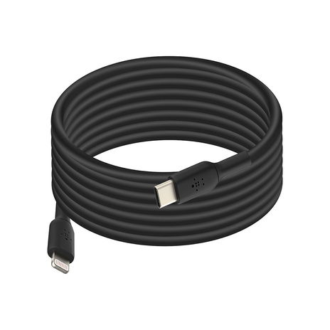 Belkin - 1 Meter Usb C to Lightning - Black