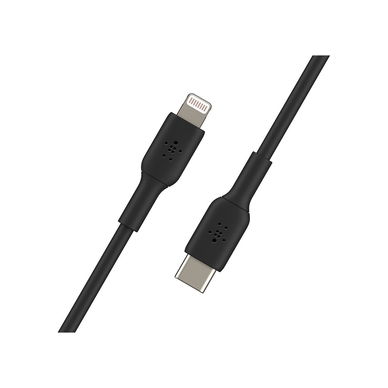 Belkin - 1 Meter Usb C to Lightning - Black