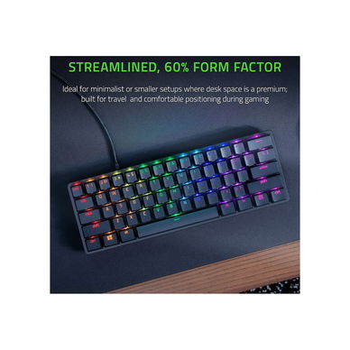 Razer - Huntsman Mini 60% Gaming Keyboard - Black