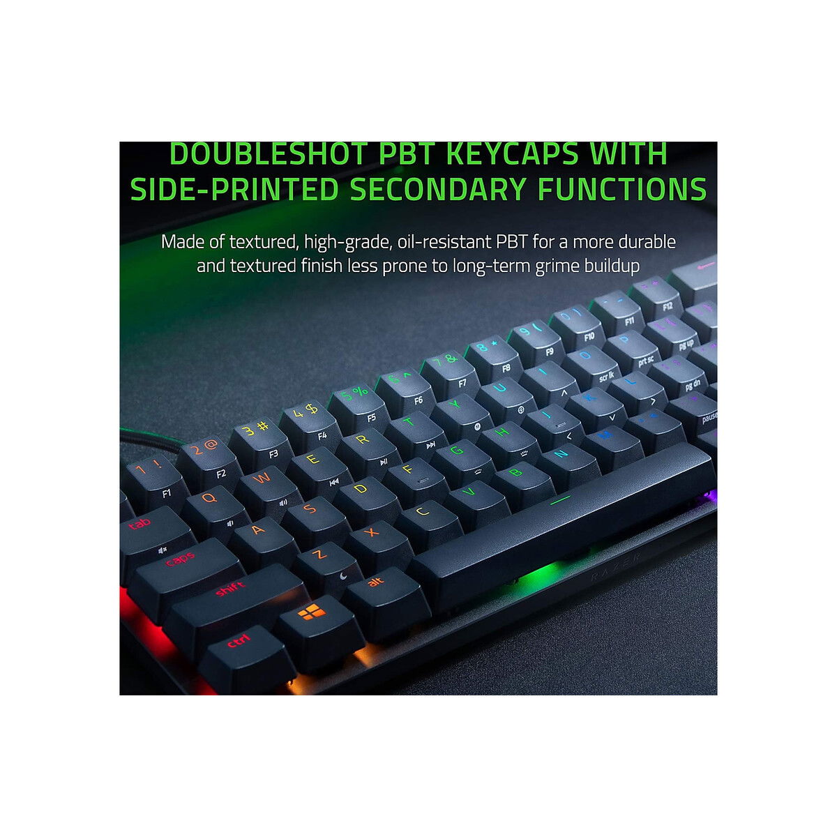 Razer - Huntsman Mini 60% Gaming Keyboard - Black