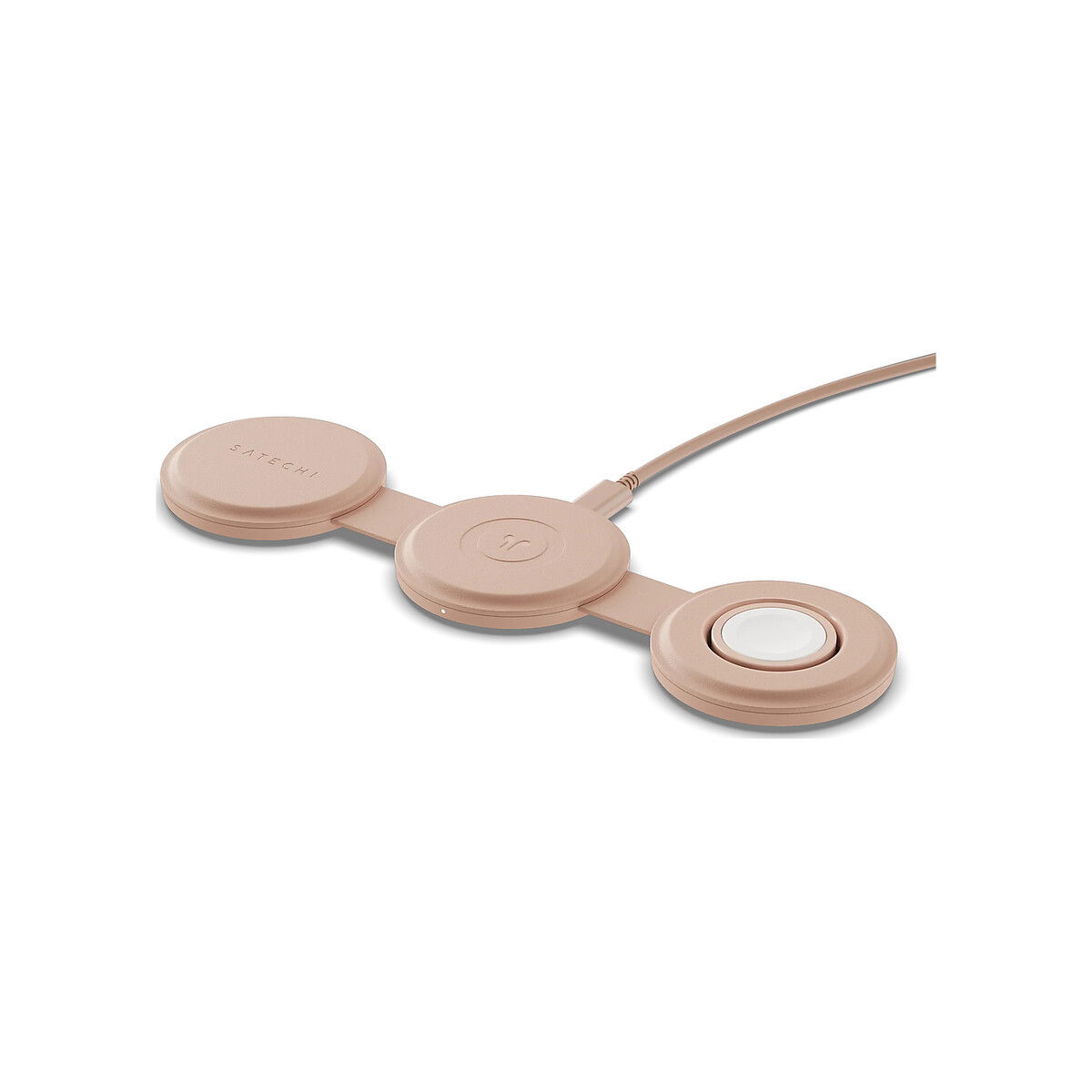 Satechi - On the Go 3-in-1 Charger - Desert Rose