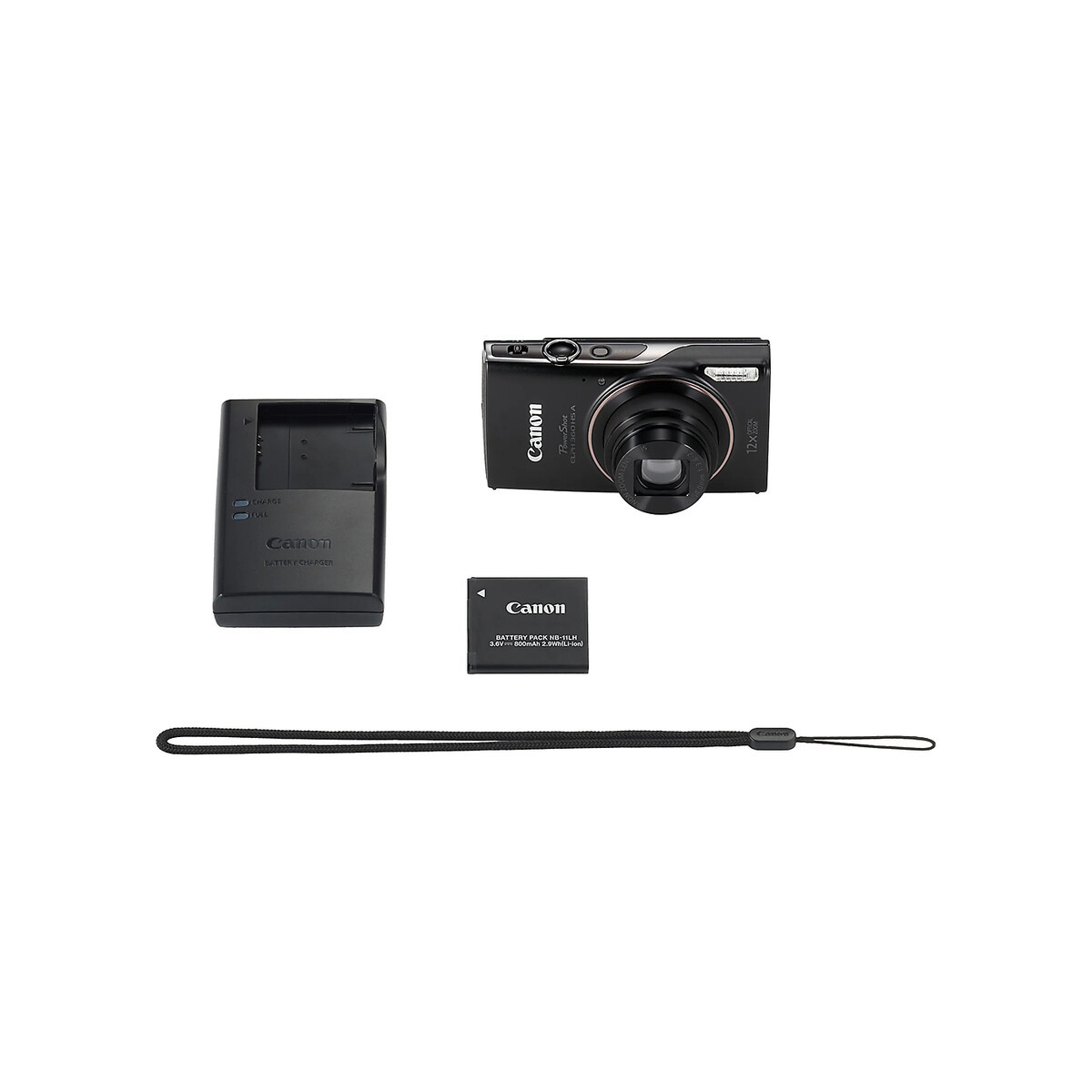 Canon - PowerShot ELPH 360 HS A Camera - Black