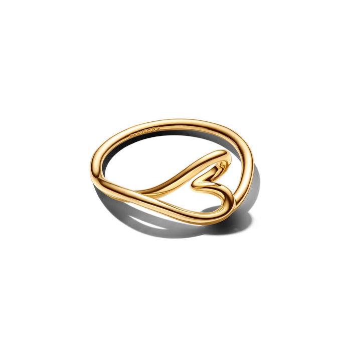 Organically Shaped Heart Small Ring Organically Shaped Heart Small Ring