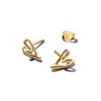 Organically Shaped Heart Stud Earrings Organically Shaped Heart Stud Earrings
