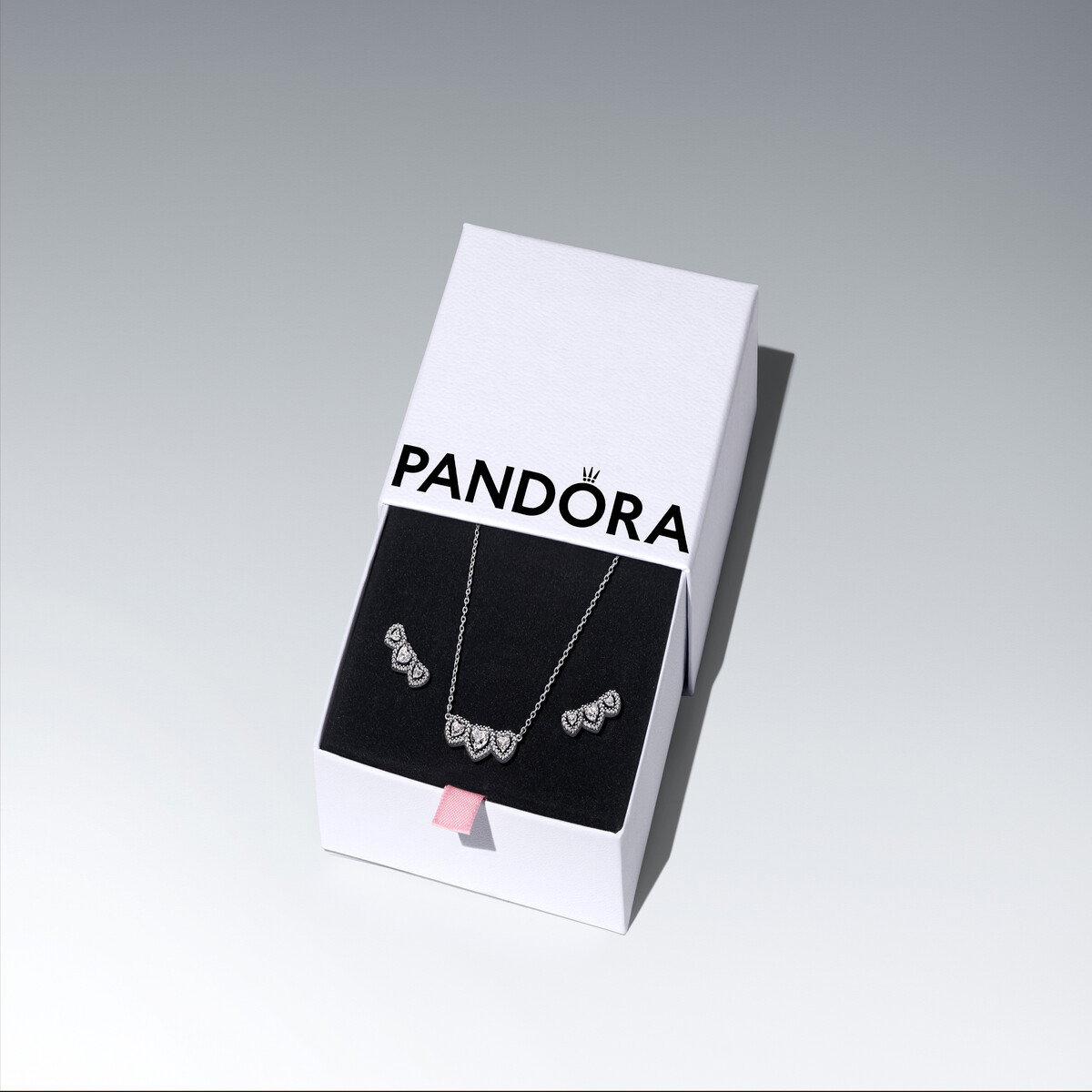Halo Heart Trio Jewelry Gift Set