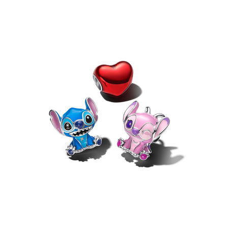 Stitch Valentines Charm Set