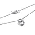 Sparkling Heart Padlock Pendant Necklace Sparkling Heart Padlock Pendant Necklace