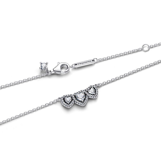 Halo Heart Trilogy Collier Necklace Halo Heart Trilogy Collier Necklace
