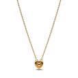 Engravable Heart Halo Collier Necklace Engravable Heart Halo Collier Necklace