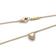 Engravable Heart Halo Collier Necklace Engravable Heart Halo Collier Necklace