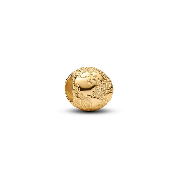 Textured Globe Mini Charm Textured Globe Mini Charm