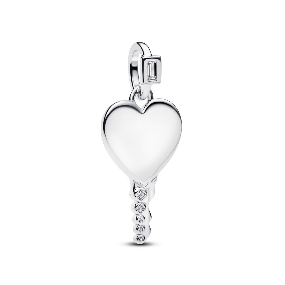 Engravable Heart Key Pendant #394353C01