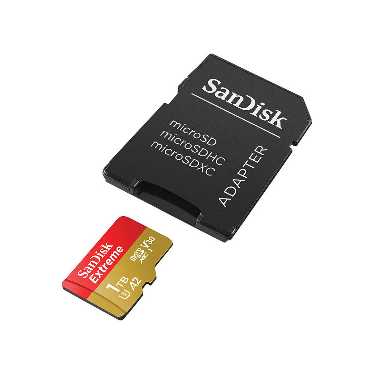 SanDisk - 1TB Extreme UHS-I microSDXC Memory Card with SD Adapter