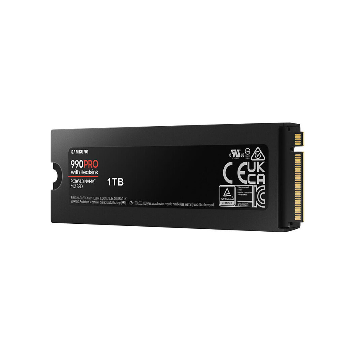 Samsung - 1TB 990 PRO PCIe 4.0 x4 M.2 Internal SSD with Heatsink