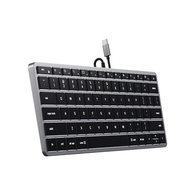 Satechi - Slim W1 Wired Backlit Keyboard (Space Gray)