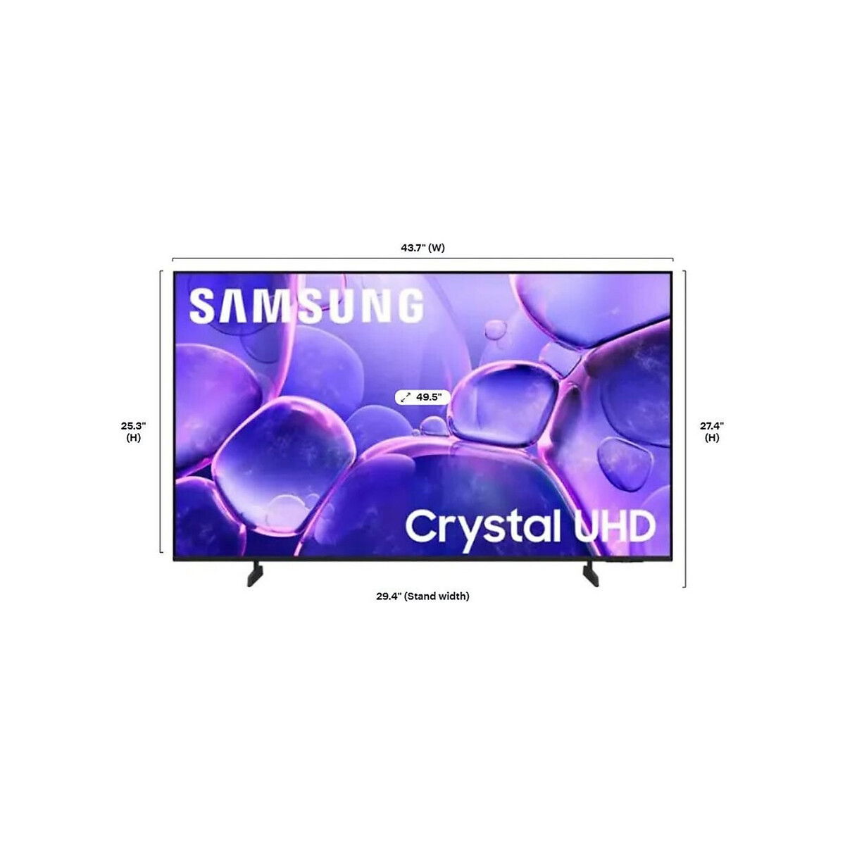 Samsung - Crystal UHD U8000F 4K Smart TV