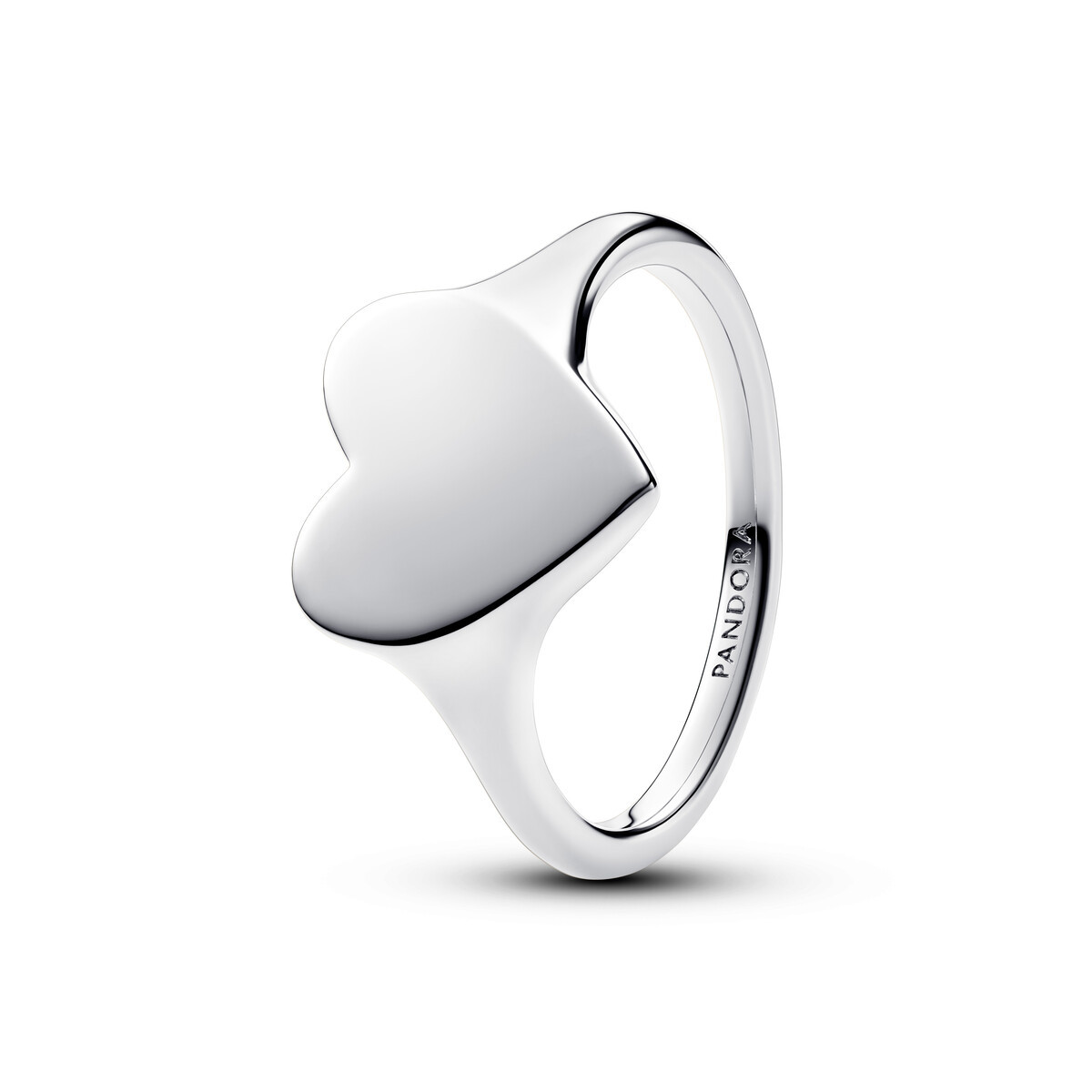 Engravable Heart Ring Sterling Silver
